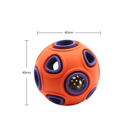 Glow-in-the-Dark Dog Toy Ball for Chewing (Medium/Large)